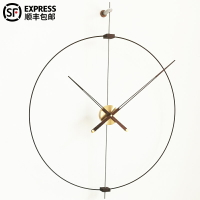 西班牙掛鐘極簡約現代北歐輕奢創意網紅客廳家用時尚個性鐘表時鐘