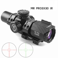 Hunting Airsoft Sight Airgun Riflescope MR Pro 3x30IR Optical Caza Weapons Lunettes Compact 34mm Tube Rifle Scope night vision