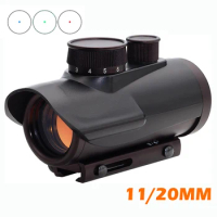 1X30 Red Dot Sight Scope Holographic Mount on 11mm Weaver Rail&amp;20mm Picatinny Rail Tactical Hunting Optics RGB Riflescope Sight