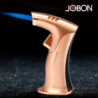 Jobon-Metal Spray Gun Lighter, Household Ignition Spray Gun, Butane Torch, Windproof Jet Lighter, Outdoor Camping Ignition