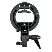 Giá đỡ đèn flash Godox loại S (S1, S2, S, R1, AD100/200 Pro, V860 III, V1), tương thích với Bowens, 