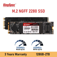 KingSpec M.2 SSD NGFF 128GB 256GB 512GB 1TB 2TB M2 SATA SSD 2280 SATA3 6Gb/s Internal Solid State Drive Hard Disk For HP Laptop