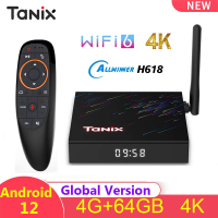 Tanix TX68 Smart   Android 12 4G 32G 64GB Allwinner H618 2.4/5G Dual Band Wifi6 4K BT 6K Media Player Set Top