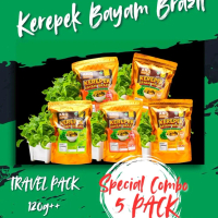ANQ Kerepek Bayam Brazil Combo 5 Pack 120g