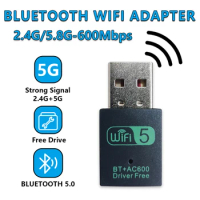 OPTFOCUS Wifi Adapter 150Mbps 802.11b g n ac USB Wifi Adaptador For PC Win7 8 10 11 wireless wifi adapter Bluetooth 4.2 Lan Card