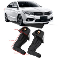 2Pcs Car Windshield Wiper Water Spray Jet Washer Nozzle For Honda /Accord 2003 2004 2005 2006 2007