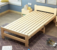 折疊床單人床成人簡易實木午睡床家用經濟型雙人鬆木板床板式小床 MKS免運 清涼一夏钜惠