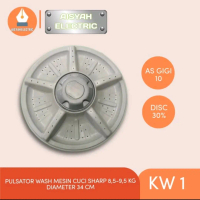 PULSATOR WASH MESIN CUCI SHARP 2 TABUNG GIGI 10 DIAMETER 34 KW 1