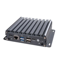 N100 Nano Series Mini PC BOX 4*LAN POE 1*COM(RJ45) HDMI+DP 4*USB DDR5 Max 16GB NVME SSD Thin Client Mini PC for Router