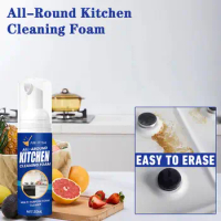Kitchen Bubble Cleaner All-Round Multi-Purpose Foam Removal Tar Kitchen Cleaner Cleaning Cleaner Bubble Household Cleaner B E2P9