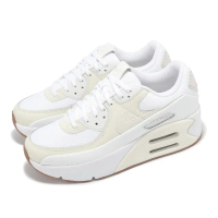 【NIKE 耐吉】休閒鞋 Air Max 90 LV8 女鞋 白 米白 厚底 氣墊 小白鞋 運動鞋(FD4328-111)