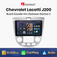 Junsun V1 Wireless CarPlay Android Auto Radio For Chevrolet Lacetti J200 Buick Excelle Hrv 4G Car Multimedia GPS 2din autoradio