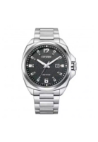 Citizen Citizen Eco-drive Black Dial Stainless Steel Men Watch AW1720-51E