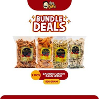 Paket Bundling Hemat Basreng Cikruh Bang Bana Kemasan 500 Gram Koin Pedas + Koin Ori