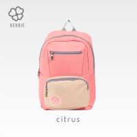 HERBIE Tas Ransel Backpack Sekolah Wanita CITRUS  Multifungsi Two Tone