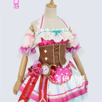love live cosplay sunshine Aqours Kurosawa Ruby cosplay costume Chocolate Valentine's Day Halloween uniform dress free shipping