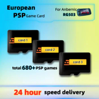 PSP Game Card for ANBERNIC RG503 European Version 680+ Best Collection Simulator Emulator Classic Retro Handheld Open Source