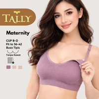 TALLY Bh Menyusui Ada Busa Tanpa Kawat W86 Ungu