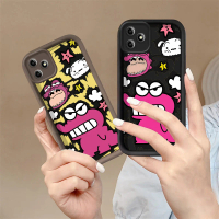 เคสโทรศัพท์, เคสสำหรับสมาร์ทโฟน, ป้องกันแรงกระแทกเต็มตัว, ผิวด้าน, พร้อมดินสอสีชินจัง, เคสโทรศัพท์ได