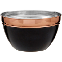 《Premier》玫瑰金深型打蛋盆(黑1.7L) | 不鏽鋼攪拌盆 料理盆 洗滌盆 備料盆
