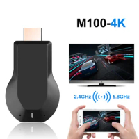 Portable M4 Plus For Mirroring Multiple TV Stick Adapter Mini PC For Android HDMI WiFi Dongle