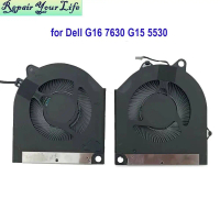 Laptop CPU fan Quạt tản nhiệt CPU GPU cho laptop chơi game  G16 7630 G15 5530 2023, bộ làm mát VGA D