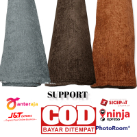 Kulit Bahan Kain Furniture Sofa Kursi Jok Chenille Polos Meteran