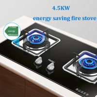 Household Built-in Double Stove Table Kitchen Cooktop Natural Gas Cooker Liquefied Gas Range Energy Saving Kitchen Appliances