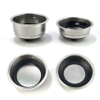 【2023】304 Stainless Steel Coffee Filter Basket 12 Cup Portafilter Espresso Coffee Machine Bottomless Filters Cup