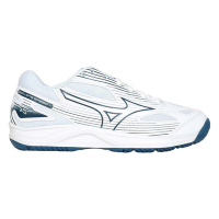 MIZUNO CYCLONE SPEED 4 男女排球鞋-運動 訓練 美津濃 V1GA238021 白墨藍