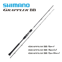 SHIMANO魚竿GRAPPLER BB TYPE SLOW J慢搖鐵板竿快抽海水船釣魚桿