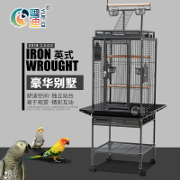 生產供應 便攜式寵物籠 寵物展示籠 鳥籠 鐵絲鳥籠 鸚鵡籠(8118)