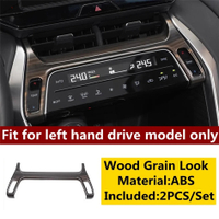 Corcoransu ฝาครอบตกแต่งช่องระบายอากาศแอร์กลางรถยนต์ สำหรับ Toyota Venza / Harrier 2021 - 2024 อุปกรณ