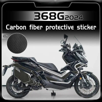 Phù hợp cho ZONTES ZT368G/368G/368G/368g (2024): miếng dán bình nhiên liệu sợi carbon 3D, miếng dán 