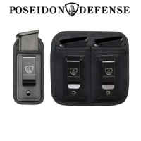 9mm .40 .45 Single Double Stack Magazine Pouch Pistol Mag Holster Concealed Carrier for Glock S&amp;W M&amp;P Sig Sauer 1911 Beretta