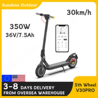 V30Pro Eletric Scooter 25 Km/h APP Control E scooter Low Ride Light Lithium Battery 350W E Scooter With Led Display