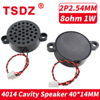1Pcs/Lot 4014 1.5 Inch Full Range Mylar Speaker 8 Ohm 1W 40MM Cavity Loudspeaker With Cable 2 Pin 2.54MM For Multimedia