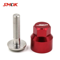 SMOK 8MM Motorcycle Accessories Fairing Body Spring Bolts Nuts Spire Speed Fastener Clips Anti-theft Screws Bolt For Scooters