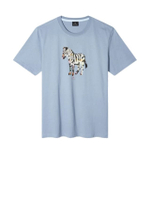 เสื้อยืดผู้ชาย รุ่น M2R-010R-TP5410-43D สีฟ้า