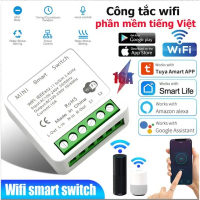 Công Tắc Wifi Thông Minh Tuya, Smart life 16A- Giá Rẻ - App Smart life Tuya -Wifi 3G, 4G - bộ điều k