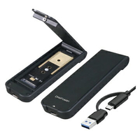伽利略 M2NVU35 USB3.2 Gen2 M.2 NVMe SSD翻蓋式硬碟外接盒(附C+A傳輸線)(現貨)
