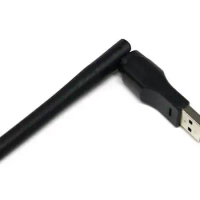 100pcs 150Mbps Wireless USB WiFi Adapter 2.4GHz WLAN Network Card USB WiFi Receiver 2DB Wifi Antenna