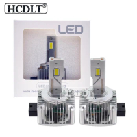 2PCS HCDLT Car Light D1S D4S D2S LED Canbus Headlight D3S D1R D2R D3R D4R LED Bulbs 70W 20000LM to Replace HID Conversion Lamps