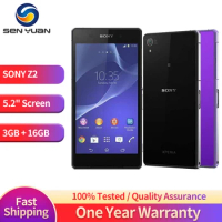 Sony Xperia Z2 D6503 Refurbished Original Unlocked Ericsson Xperia 20MP 5.2" CellPhone 3G WIFI Android Phone