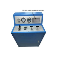 Free shipping Wellness Model:WS-AH100-M-PLC 300-800 bar High pressure air hydraulic pump system with PLC touch screen system