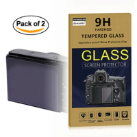 2x Self-Adhesive 0.25mm Glass LCD Screen Protector for Canon Powershot G7XII / G7X Mark III II / G7X / G7 X Digital Camera