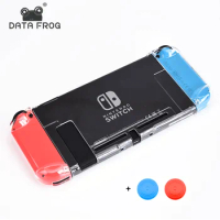 DATA FROG Transparent Protective Case Compatible-Nintendo Switch Hard Shell Protector Cover Skin For Nintendo Switch Accessories
