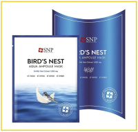SNP 燕窩水庫保濕面膜10片 BIRD'S NEST AQUA AMPOULE MASK 10PCS
