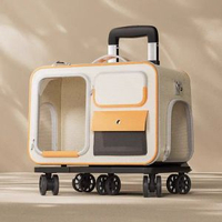 貓包寵物拉桿箱外出貓咪行李箱推車狗狗大容量防應激背囊貓箱