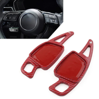 Kailey 2 ชิ้น สำหรับ Audi A3 A4 A5 A7 A8 S3 S4 S5 S6 S7 2020 2021 คันเกียร์พวงมาลัยแบบสปอร์ต วัสดุ A